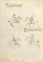 Equestrian Combat with Lance and Sword