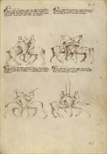 Equestrian Combat with Sword