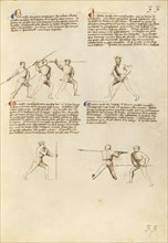 Combat with Sword, Staff, and Lance