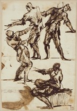 Four Studies of a Male Figure