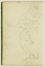 Calvary skirmish with four horsemen