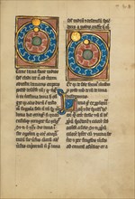 Two Diagrams Showing the Orbits of the Sun and the Moon