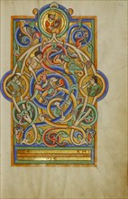Initial A: David and Companion Musicians