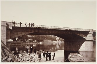 Mulatière Bridge in Lyon (France)