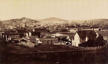 [City Front from Rincon Hill in 1860]