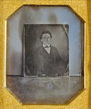 [Copy daguerreotype of a daguerreotype portrait of an unidentifi
