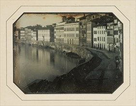 View of Pisa Along The Arno River