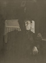 Portrait of Louise Halévy by Lamplight.