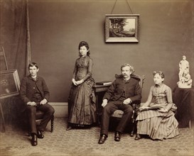 [Henry Hamilton Bennett with his Family: Ashley, Harriet and Nel