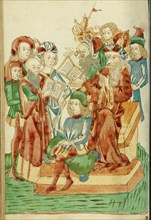 Pagan and Christian Scholars Debating before King Avenir and Jos