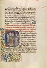 Initial C: The Emperor of Constantinople Enshrining the Body of