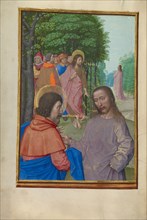 Saint John the Baptist Preaching and Christ with the Apostles