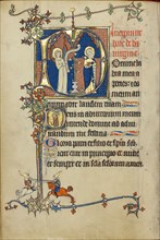 Initial D: The Annunciation,  Initial D: A Young Man Praying to