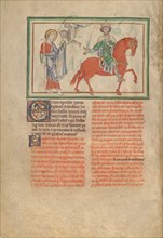 The Opening of the Second Seal: The Second Horseman,  Initial E:
