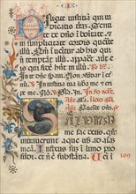 Initial S: A Monk Praying in the Water