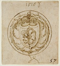 Design for an Ornament or Signet Ring with the Arms of Lazarus S