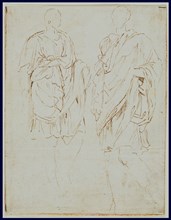 Two Studies of an Ancient Statue (recto),  Scylla and a Centaur