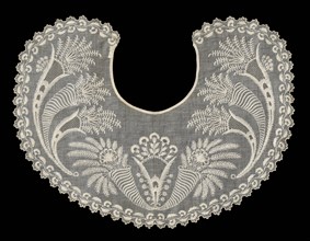 Embroidered Collar, 1810-1840. America, 19th century. Embroidery and drawn work: cotton; average: