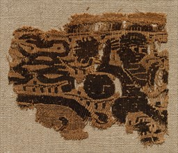 Fragment, Part of an Ornament from a Garment, 500s. Egypt, Byzantine period, 6th century. Tapestry