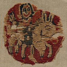 Fragment, Part of an Ornament from a Garment, 800-850. Egypt, late Abbasid period, first half of
