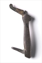 Bronze Mount from a "Shawabty Bundle": Arm with Feather, c. 1336-1256 BC. Egypt, Thebes, Wadi