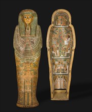 Coffin of Bakenmut, c. 1000-900 BC. Egypt, Thebes, Third Intermediate Period, late Dynasty 21