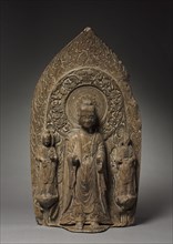 Stele with Sakyamuni and Bodhisattvas, 537. China, Hebei province, Eastern Wei dynasty (534-550).