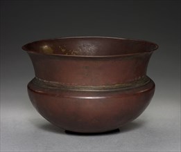 Deep Bowl, 305 BC-30 BC. Egypt, Early Ptolemaic Dynasty or modern forgery. Bronze; diameter: 13.9