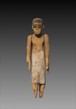 Model Figure of a Man, Perhaps a Boat Attendant, 2040-1648 BC. Egypt, Perhaps Meir, Middle Kingdom,