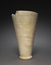 Tall Jar with Rope Patterns, 2647-2454 BC. Egypt, Saqqara, north of the Step Pyramid, tomb 2305,