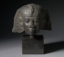 Head of a King, c. 1069-715 BC. Egypt, Third Intermediate Period, Dynasty 21 or 22, 1069-715 BC.