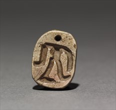 Seal Amulet,  2134-2124 BC. Egypt, Old Kingdom, Dynasty 8, 2134-2124 BC. Steatite; diameter: 1.6 cm