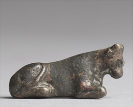 Weight in the Form of a Bull or Cow, 1540-1296 BC. Egypt, New Kingdom, Dynasty 18. Tin-bronze,