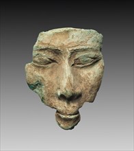 Mask, 332 BC-AD395. Egypt, probably Greco-Roman Period. Wax; overall: 5.3 x 4.3 x 1.8 cm (2 1/16 x