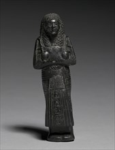 Shawabty of Nebmehyt, c. 1295-1240 BC. Egypt, New Kingdom, early Dynasty 19. Steatite; overall: 14