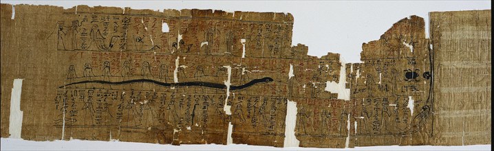 Book of Amduat, Perhaps of Bakenmut, with Elements of the Tenth through Twelfth Hours, 1000-900 BC.