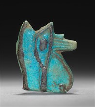 Eye of Horus Amulet, 945-715 BC. Egypt, Third Intermediate Period, Dynasties 22-25. Turquoise