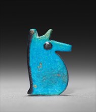 Eye of Horus Amulet, 945-715 BC. Egypt, Third Intermediate Period, Dynasties 22-25. Turquoise