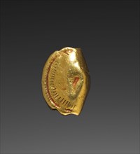 Wallet Bead, 1540-1296 BC. Egypt, New Kingdom, probably Dynasty 18. Gold; overall: 0.9 cm (3/8 in.)