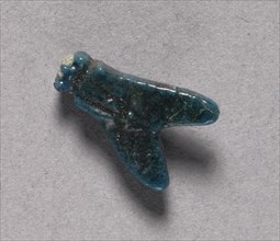 Fly Amulet, 2040-1648 BC. Egypt, Middle Kingdom. Deep turquoise green faience; overall: 1.4 cm