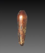 Teardrop-Shaped Bead, Dynasty 12. Egypt, Middle Kingdom, Dynasty 12. Gold over calcite gesso core;