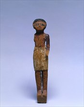 Model Figure of a Man, 1980-1801 BC. Egypt, Middle Kingdom, Dynasty 12, 1980-1801 BC. Painted wood;