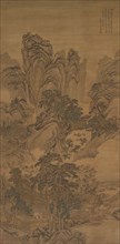 Landscape, 1632-1717. Wang Hui (Chinese, 1632-1717). Hanging scroll, color on silk; overall: 200.9