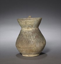 Jug, 900s-1100s. Iran, Samanid Period, 10th-12th Century. Earthenware; overall: 14 x 12 cm (5 1/2 x