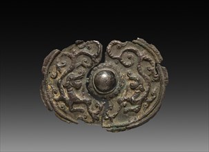 Buckle, 618-907. China, Tang dynasty (618-907). Silver; overall: 5.8 cm (2 5/16 in.).