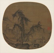 Ramblers over a Winding Stream, before 1330. Luo Zhichuan (Chinese, active 1280s-1320s). Album
