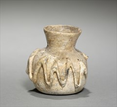 Vase, 200-500. Eastern Mediterranean, Roman, possibly 3rd-5th Century, or later. Glass; diameter: 3