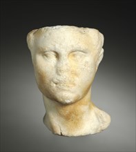 Fragment:  Head of a Man, 100 B.C. - A.D. 100.