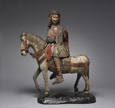 Saint Martin of Tours, c. 1480-1500. Northeast France or Flanders, 15th century. Polychromed