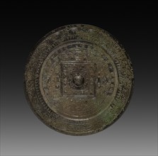 Mirror, 25-220. China, Eastern Han dynasty (25-220). Bronze; diameter: 21 cm (8 1/4 in.).